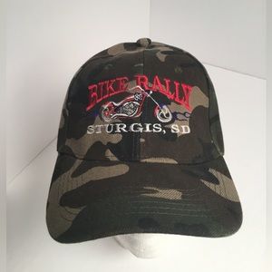 Camouflage Bike Rally Sturgis S. Dakota NWT baseball cap
